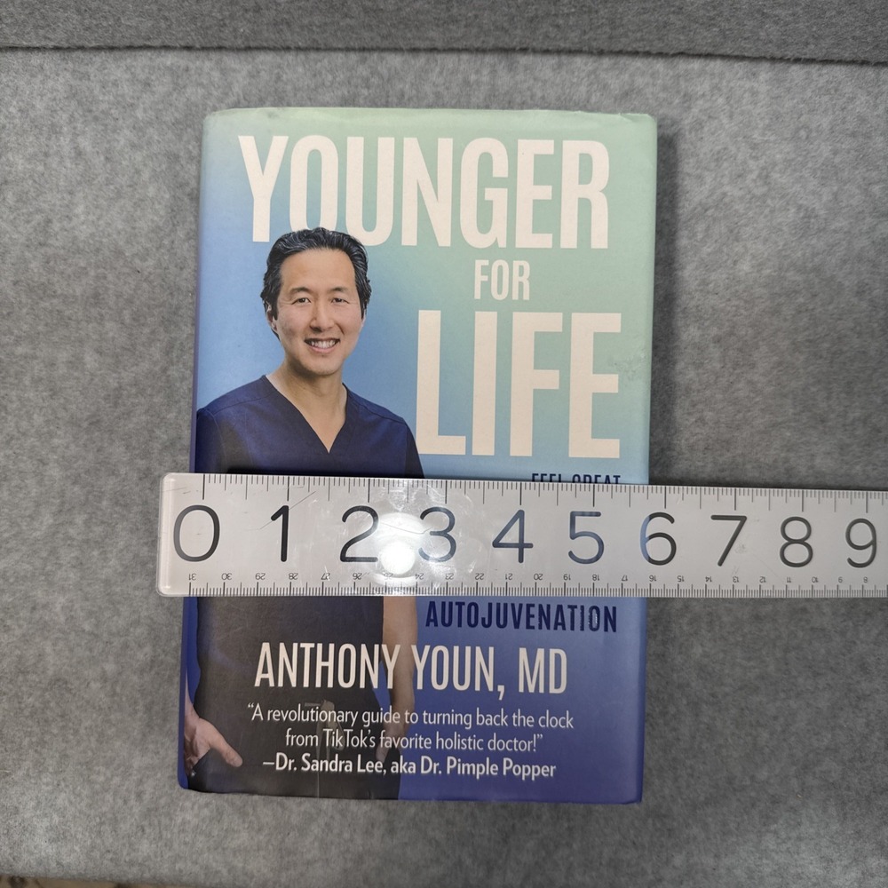 New Younger For Life By Anthony Youn MD Hardcover Holistic Health Longevity - Picture 7 of 9